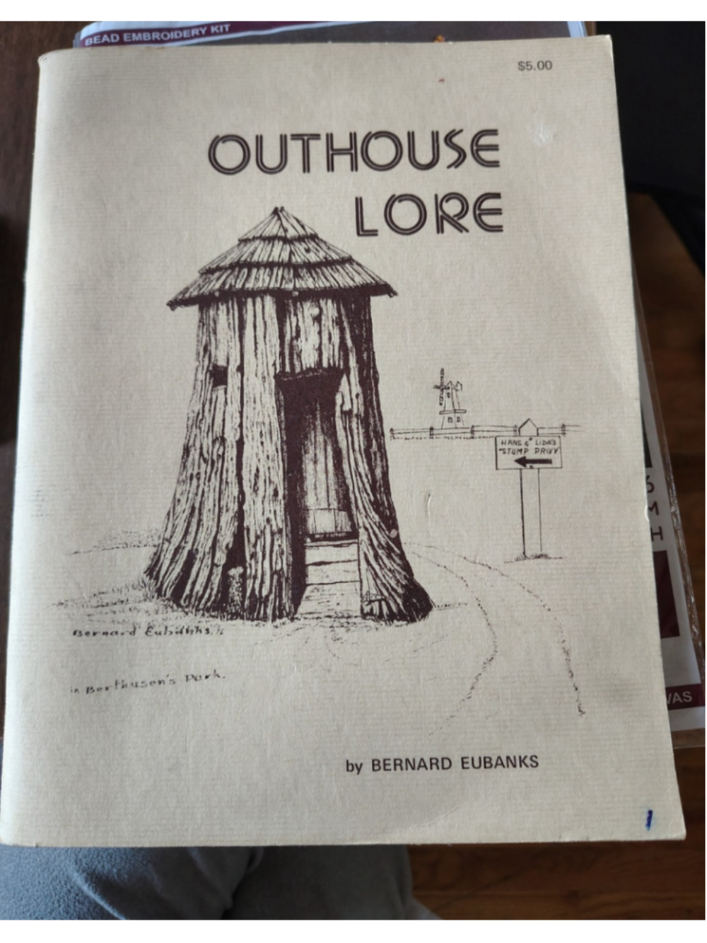 Outhouse Lore SIGNED 1ST ED Book Vintage 1977 Signed Bernard Eubanks Numbered